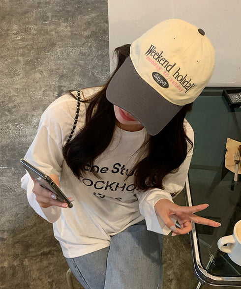 キャップ 刺しゅう レディース 英字ロゴ ビーチキャップ ベースボールキャップ 野球帽 ぼうし 小顔 可愛い カジュアル 紫外線対策 カップル アウトドア 99MHMY-029