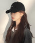 キャップ 小顔 刺しゅうロゴ 韓国風 レディース ベースボールキャップ 野球帽 ぼうし つば広 シンプル おしゃれ オルチャン 紫外線対策 男女兼用 お出掛け 99MHMY-030