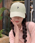 キャップ 小顔 刺しゅうロゴ 韓国風 レディース ベースボールキャップ 野球帽 ぼうし つば広 シンプル おしゃれ オルチャン 紫外線対策 男女兼用 お出掛け 99MHMY-030