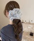 シュシュ ボリューム感 透け レディース ヘアゴム ヘアアレンジ 髪留め 髪飾り まとめ髪 オルチャン おしゃれ 大人っぽい 可愛い 卒業式 入学式 デート 99MHSP-002