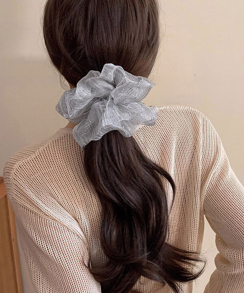 シュシュ ボリューム感 透け レディース ヘアゴム ヘアアレンジ 髪留め 髪飾り まとめ髪 オルチャン おしゃれ 大人っぽい 可愛い 卒業式 入学式 デート 99MHSP-002