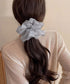 シュシュ ボリューム感 透け レディース ヘアゴム ヘアアレンジ 髪留め 髪飾り まとめ髪 オルチャン おしゃれ 大人っぽい 可愛い 卒業式 入学式 デート 99MHSP-002