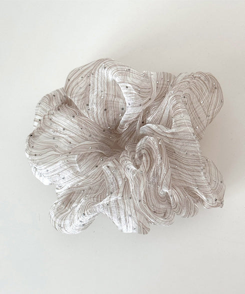 シュシュ ボリューム感 透け レディース ヘアゴム ヘアアレンジ 髪留め 髪飾り まとめ髪 オルチャン おしゃれ 大人っぽい 可愛い 卒業式 入学式 デート 99MHSP-002