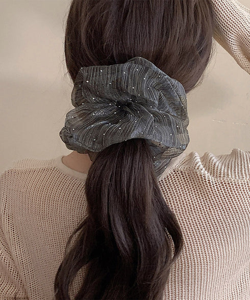 シュシュ ボリューム感 透け レディース ヘアゴム ヘアアレンジ 髪留め 髪飾り まとめ髪 オルチャン おしゃれ 大人っぽい 可愛い 卒業式 入学式 デート 99MHSP-002