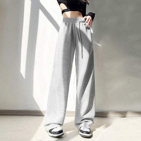 スウェットパンツ イージーパンツ 韓国 レディース 新作 ドローストリング ウエストゴム ゆったり ランニングウェア オルチャン ストリート ダンス ボトムス 99MJFS-001