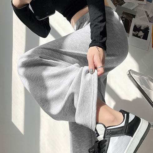 スウェットパンツ イージーパンツ 韓国 レディース 新作 ドローストリング ウエストゴム ゆったり ランニングウェア オルチャン ストリート ダンス ボトムス 99MJFS-001