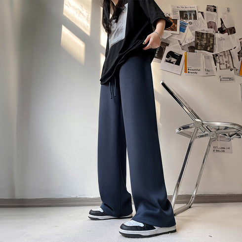 スウェットパンツ イージーパンツ 韓国 レディース 新作 ドローストリング ウエストゴム ゆったり ランニングウェア オルチャン ストリート ダンス ボトムス 99MJFS-001