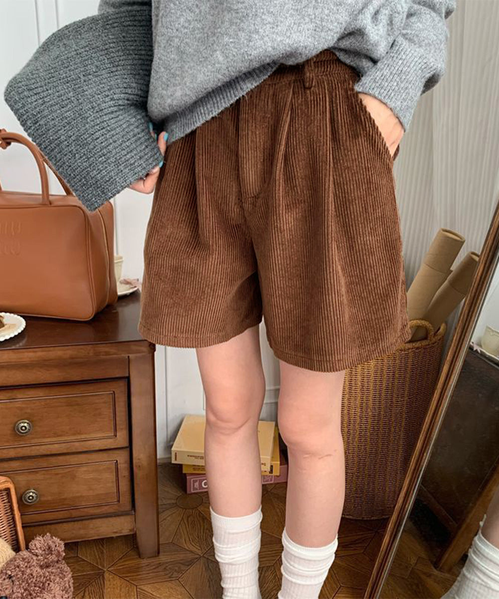 コーデュロイ ショートパンツ レディース 詳細画像10