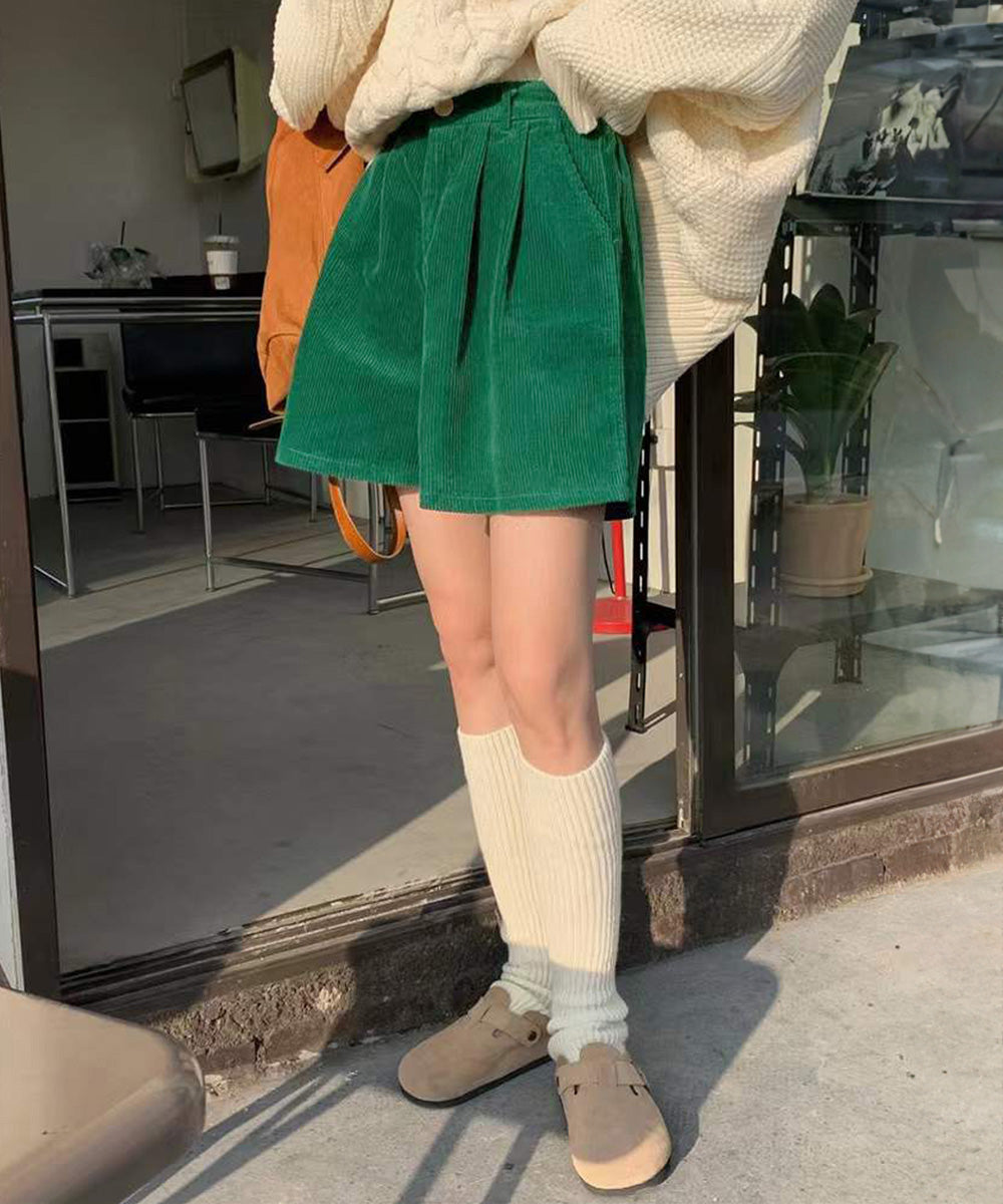 コーデュロイ ショートパンツ レディース 詳細画像17