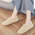 パンプス モカシン 冬靴 裏起毛 パンプス モカシン 冬靴 裏起毛 シューズ 靴 もこもこ 無地 可愛い ファー あったかい 痛くない 99MOXC-125