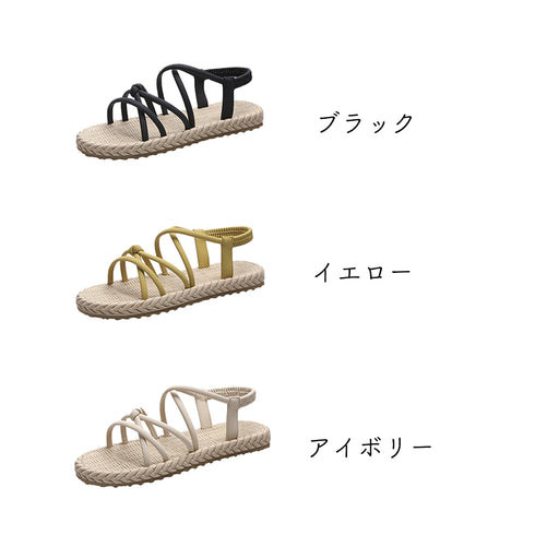ストラップサンダル サマー ストラップサンダル サマー ビーチサンダル ミュール 歩きやすい 美脚 99MOXC-147