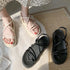 ストラップサンダル 厚底 レディース 夏 ストリングサンダル コードサンダル 細めストラップ 軽量 夏靴 フラットサンダル 美脚 歩きやすい 痛くない カジュアル 99MOXC-181