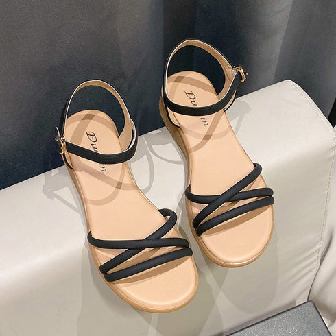 サンダル ウェッジサンダル レディース夏 韓国 サマーシューズ コンフォート 脚長美脚サンダル カジュアル 大人可愛い 歩きやすい 痛くない 海 ビーチサンダル 99MOXC-182