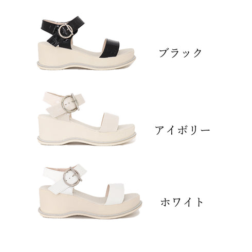 厚底サンダル レディースサンダル 韓国夏 ウェッジサンダル アンクルストラップ 歩きやすい 疲れない 美脚 カジュアル ボリュームソール靴 おすすめ 新作サンダル 99MOXC-184