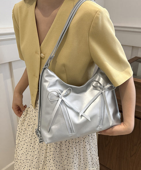 ショルダーバッグ ミニリュック リボン レディース PUレザー トートバッグ 3WAY 軽量 手提げかばん 大人可愛い おしゃれ カジュアル 通勤通学旅行カバン 99MSXB-002