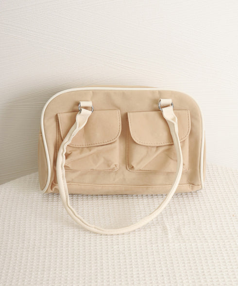 ショルダーバッグ ハンドバッグスエード調 レディース 肩掛けカバン 無地バッグ ポケット付き 大人 おしゃれ レトロ シンプル 韓国風 99MSXB-003