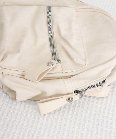 ミニリュックサック コンパクトバッグ 黒 レディース マーブル柄 ラウンド型リュック フェイクレザー 軽量 シンプル カジュアル きれいめ おしゃれ 旅行かばん 99MSXB-004