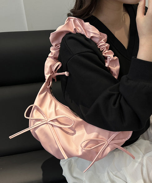 ショルダーバッグ 3way リボンバッグ レディース フェイクレザー 手提げ鞄 肩掛け 斜め掛けバッグ 合皮 大人可愛い おしゃれ 旅行 お出かけ 春夏秋冬 99MSXB-006