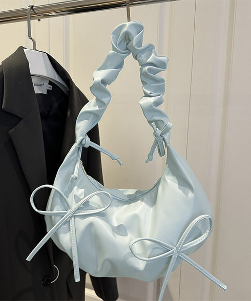 ショルダーバッグ 3way リボンバッグ レディース フェイクレザー 手提げ鞄 肩掛け 斜め掛けバッグ 合皮 大人可愛い おしゃれ 旅行 お出かけ 春夏秋冬 99MSXB-006