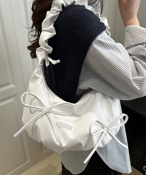 ショルダーバッグ 3way リボンバッグ レディース フェイクレザー 手提げ鞄 肩掛け 斜め掛けバッグ 合皮 大人可愛い おしゃれ 旅行 お出かけ 春夏秋冬 99MSXB-006