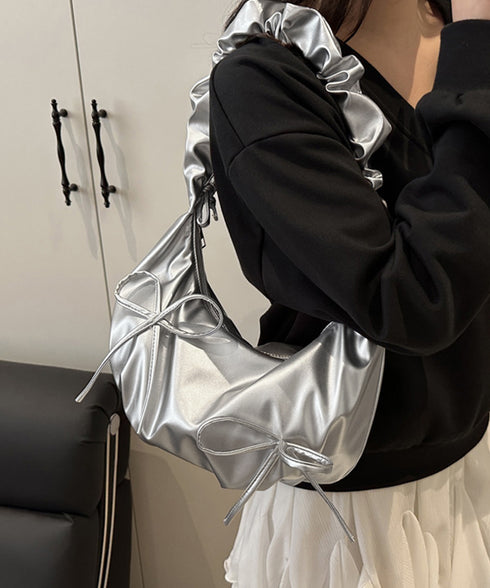 ショルダーバッグ 3way リボンバッグ レディース フェイクレザー 手提げ鞄 肩掛け 斜め掛けバッグ 合皮 大人可愛い おしゃれ 旅行 お出かけ 春夏秋冬 99MSXB-006