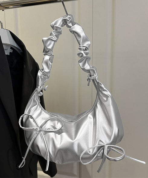 ショルダーバッグ 3way リボンバッグ レディース フェイクレザー 手提げ鞄 肩掛け 斜め掛けバッグ 合皮 大人可愛い おしゃれ 旅行 お出かけ 春夏秋冬 99MSXB-006