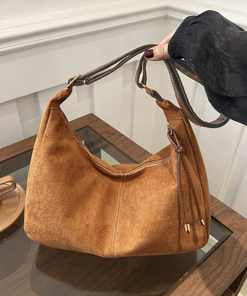 ショルダーバッグ レディース スエード調 斜めがけバッグ 軽量かばん 無地かばん ワンショルダーバッグ レトロ 大人 おしゃれ カジュアル 通勤 人気 99MSXB-007