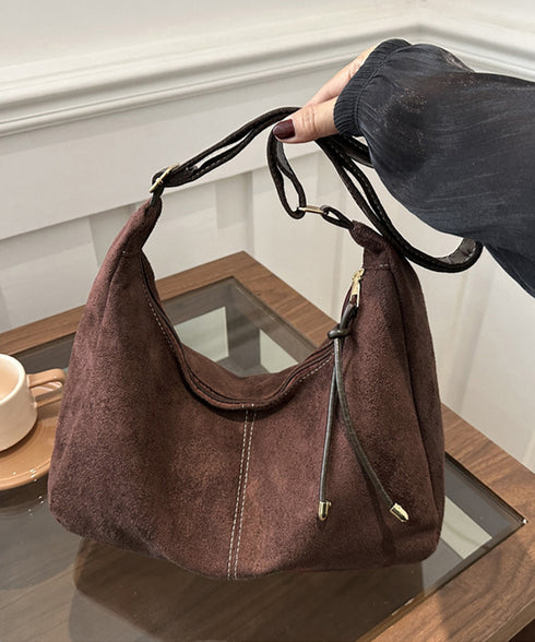 ショルダーバッグ レディース スエード調 斜めがけバッグ 軽量かばん 無地かばん ワンショルダーバッグ レトロ 大人 おしゃれ カジュアル 通勤 人気 99MSXB-007
