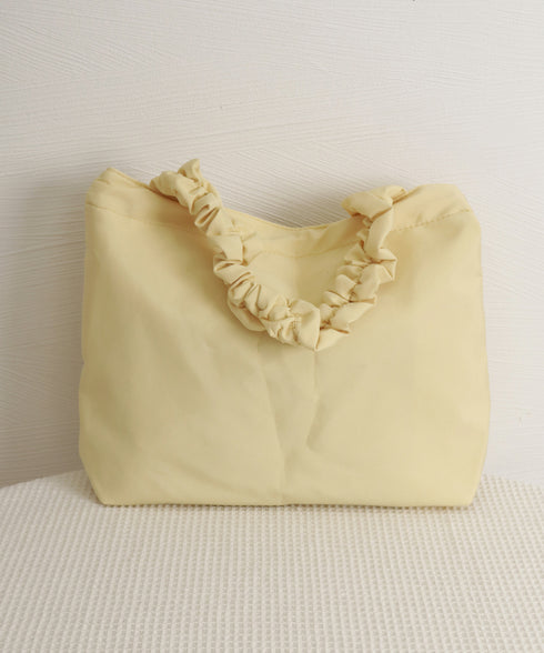 トートバッグ ラインストーン ナイロン レディース スクエアバッグ 手提げバッグ 大容量かばん 軽い ギャザー カジュアル 可愛い 大人女子 きれいめ 99MSXB-008