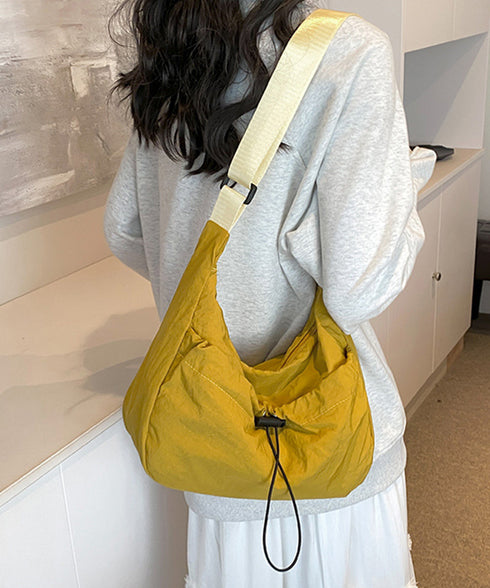 ショルダーバッグ ナイロン 無地 軽量 レディース ストリートバッグ 肩掛け 斜め掛け ボディバッグ ユニセックス カジュアル おしゃれ お出かけ 99MSXB-009