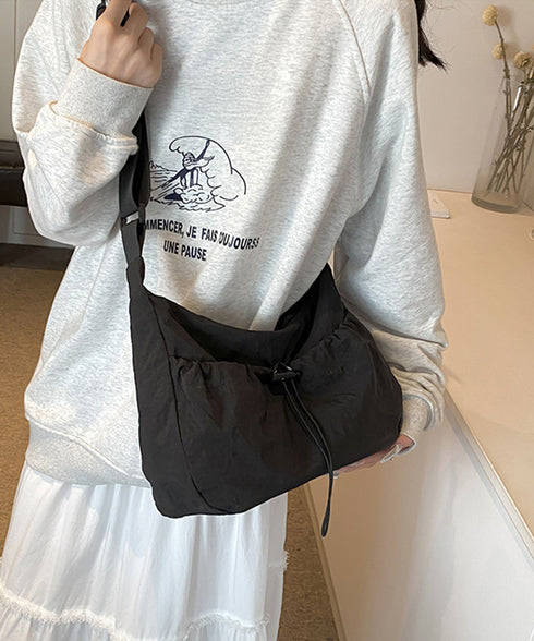 ショルダーバッグ ナイロン 無地 軽量 レディース ストリートバッグ 肩掛け 斜め掛け ボディバッグ ユニセックス カジュアル おしゃれ お出かけ 99MSXB-009