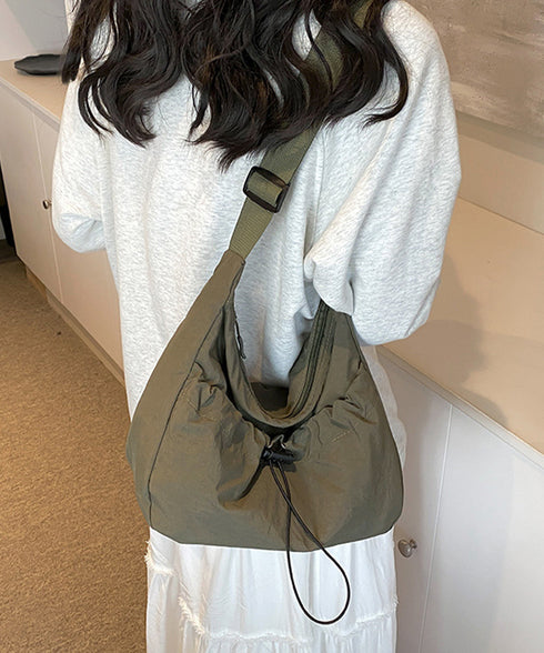 ショルダーバッグ ナイロン 無地 軽量 レディース ストリートバッグ 肩掛け 斜め掛け ボディバッグ ユニセックス カジュアル おしゃれ お出かけ 99MSXB-009