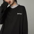 英字ロゴスウェット レディース 韓国 長袖Tシャツ カットソー プルオーバー ゆったり カジュアル おしゃれ ロング丈 着やせ オルチャン ルームウェア 99MYMY-004