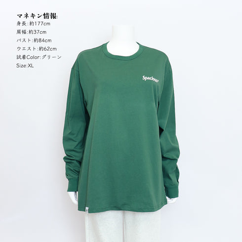 英字ロゴスウェット レディース 韓国 長袖Tシャツ カットソー プルオーバー ゆったり カジュアル おしゃれ ロング丈 着やせ オルチャン ルームウェア 99MYMY-004