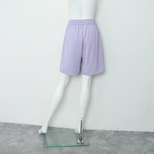 ワイドパンツ カラー短パン 韓国 9色 レディース ショートパンツ ハーフパンツ ウエストゴム Aライン おしゃれ カジュアル 着やせ ゆったり 部屋着 夏 99NDG-001