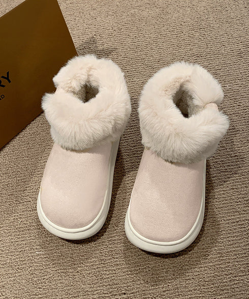 厚底ムートンブーツ ルームブーツ 保温 レディース ファー ショートブーツ 裏起毛 あったか 無地 カジュアル フラットソール 軽量冬靴 大人可愛い おしゃれ 99QDXC-001