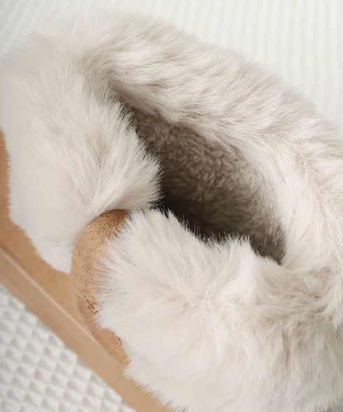 厚底ムートンブーツ ルームブーツ 保温 レディース ファー ショートブーツ 裏起毛 あったか 無地 カジュアル フラットソール 軽量冬靴 大人可愛い おしゃれ 99QDXC-001