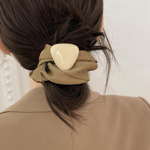 シュシュ サテン ヘアゴム 韓国 レディース ヘアアクセサリー まとめ髪 髪留め 簡単 ヘアアレンジ 大人可愛い カジュアル プレゼント オルチャン 99QNSP-007