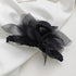 バンスクリップ 髪飾り オーガンジー 黒 レディース ヘアクリップ ヘアアクセサリー 大人 まとめ髪 お洒落 オフィス雑貨 結婚式 演奏会 可愛い 女子会 髪留め 99QNSP-008