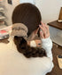 シュシュ 編み 秋冬 ニットヘアゴム レディース ヘアアレンジ 簡単髪留め 髪飾り まとめ髪 お団子 シンプル お洒落 フェミニン 大人 可愛い 女子会 99QNSP-011