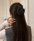 シュシュ 編み 秋冬 ニットヘアゴム レディース ヘアアレンジ 簡単髪留め 髪飾り まとめ髪 お団子 シンプル お洒落 フェミニン 大人 可愛い 女子会 99QNSP-011