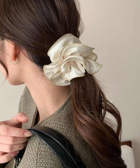 サテンシュシュ ヘアゴム ボリューム レディース ヘアアレンジ 髪留め 髪飾り お団子 オルチャン おしゃれ カジュアル 大人っぽい 可愛い 雑貨小物 99QNSP-016