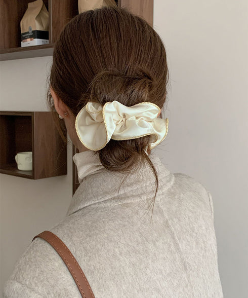 サテンシュシュ ヘアゴム ボリューム レディース ヘアアレンジ 髪留め 髪飾り お団子 オルチャン おしゃれ カジュアル 大人っぽい 可愛い 雑貨小物 99QNSP-016