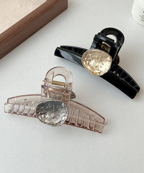 ヘアクリップ レディース メタル飾り バンスクリップ ヘアアクセサリー 大人女性 可愛い 髪留め まとめ髪 髪飾り 韓国ファッション オフイスカジュアル 99QNSP-017