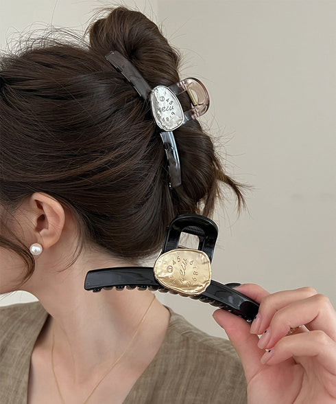 ヘアクリップ レディース メタル飾り バンスクリップ ヘアアクセサリー 大人女性 可愛い 髪留め まとめ髪 髪飾り 韓国ファッション オフイスカジュアル 99QNSP-017