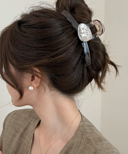 ヘアクリップ レディース メタル飾り バンスクリップ ヘアアクセサリー 大人女性 可愛い 髪留め まとめ髪 髪飾り 韓国ファッション オフイスカジュアル 99QNSP-017