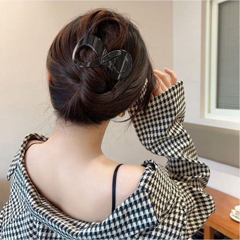 ヘアクリップ バンスクリップ 樹脂 韓国 レディース ハサミバンス ウェーブ ヘアアクセサリー 髪留め まとめ髪 大人 オフィスカジュアル 簡単アレンジ 結婚式 99QQSP-001