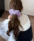 パール付きシュシュ 透け感ヘアゴム ヘアアクセサリー 髪飾り フェイクパール まとめ髪 大人っぽい きれいめ 可愛い おしゃれ お団子 ヘアグッズ 簡単 99RMSP-001