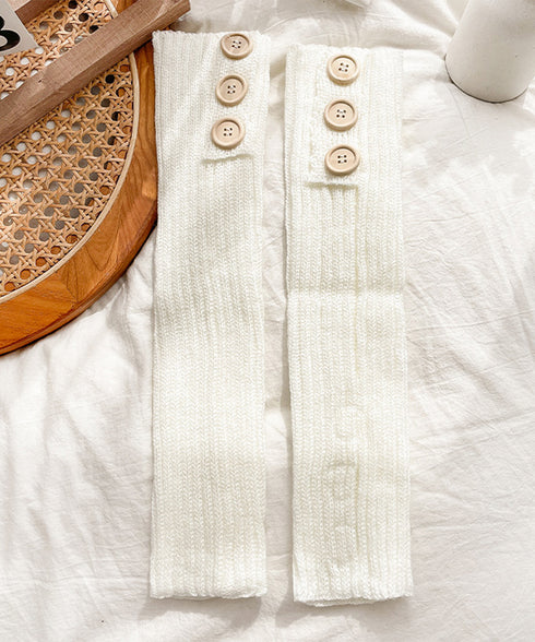 レッグウォーマー 靴下 ルームソックス レディース ニットレッグカバー ボダン飾り 暖かい 防寒グッズ おしゃれ コスプレ 寒さ対策 ボリューム 99RSWY-001