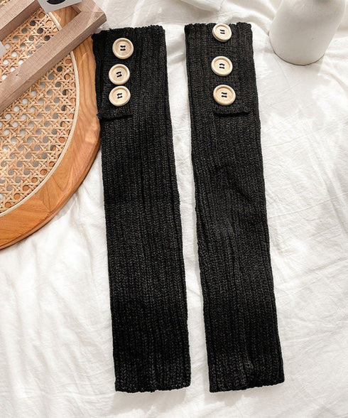 レッグウォーマー 靴下 ルームソックス レディース ニットレッグカバー ボダン飾り 暖かい 防寒グッズ おしゃれ コスプレ 寒さ対策 ボリューム 99RSWY-001